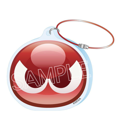 "Puyo Puyo" Wire Keychain: Red Puyo