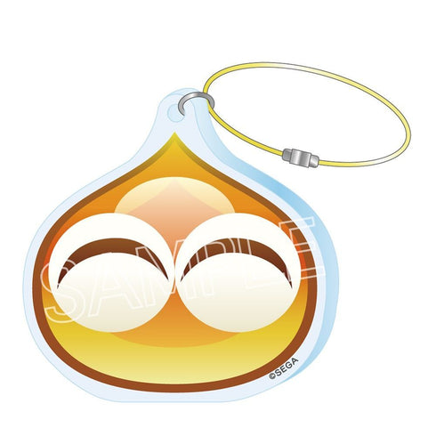 "Puyo Puyo" Wire Keychain: Yellow Puyo