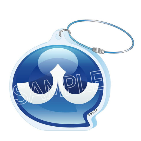 "Puyo Puyo" Wire Keychain: Blue Puyo