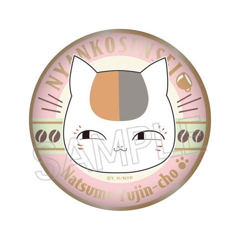 "Natsume's Book of Friends" Cafe-Style Pin Badge B (Pink)