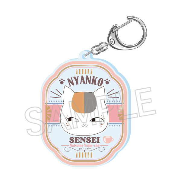 "Natsume's Book of Friends" Foil-Stamped Acrylic Keychain B Pink