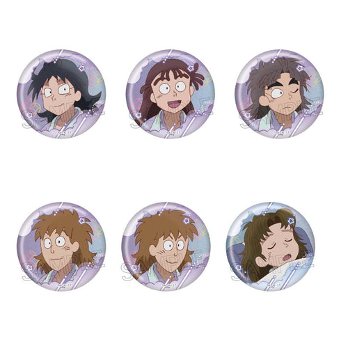 "Nintama Rantarō" 100 Faces Pin Badge Set - Pajama Edition Vol. 3 - Box (Set of 6)