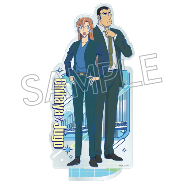 "Detective Conan" Newtro Pop Acrylic Stand: Chisoku Hagiwara & Shugo Yokomizo