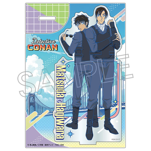 "Detective Conan" Newtro Pop Acrylic Stand: Jinpei Matsuda & Kenji Hagiwara