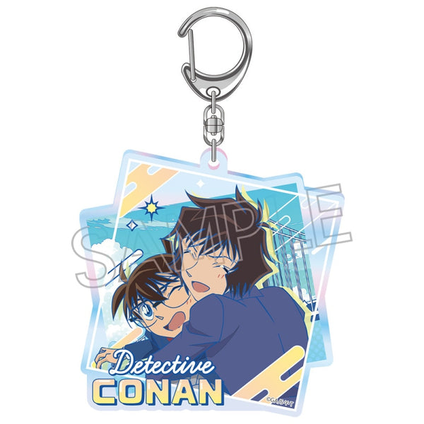 "Detective Conan" Neutro Pop Aurora Acrylic Keychain: Conan Edogawa & Masumi Sera