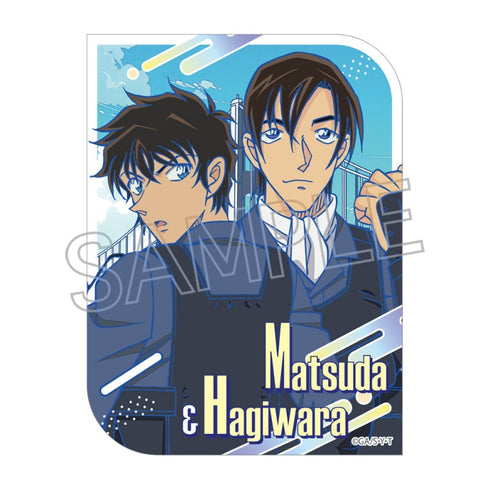 "Detective Conan" Newtro Pop Sticker: Jinpei Matsuda & Kenji Hagiwara