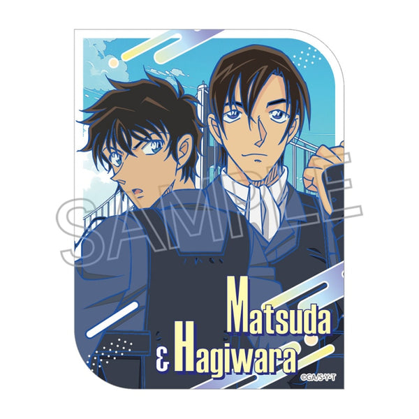 "Detective Conan" Newtro Pop Sticker: Jinpei Matsuda & Kenji Hagiwara