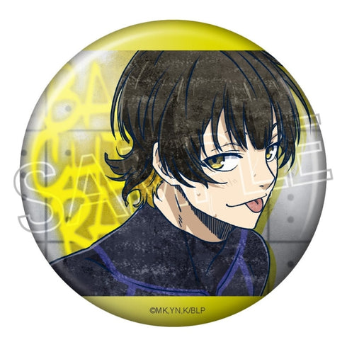 "Blue Lock" Spray Art Series Metal Pin Badge: Hachiraku Makoto