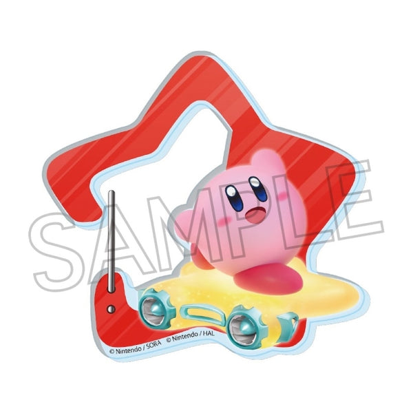 "Kirby's Air Rider" Star-Shaped Carabiner A: Kirby & Warp Star