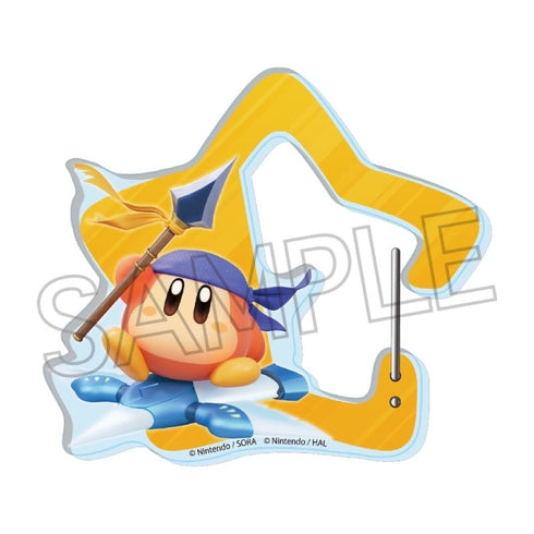 "Kirby's Air Rider" Star-Shaped Carabiner B: Bandana Waddle Dee & Wing Star