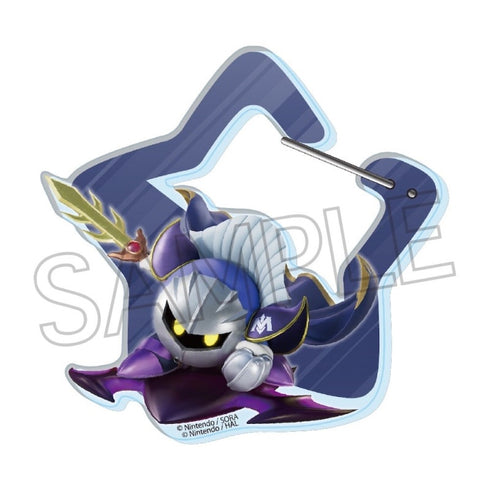 "Kirby's Air Rider" Star-Shaped Carabiner C: Meta Knight & Devil Star