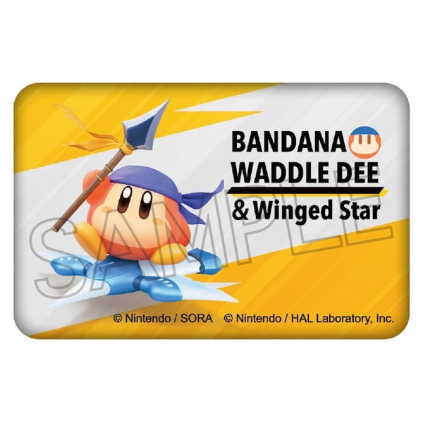 "Kirby's Air Rider" Plump Pin Badge B: Bandana Waddle Dee & Wing Star