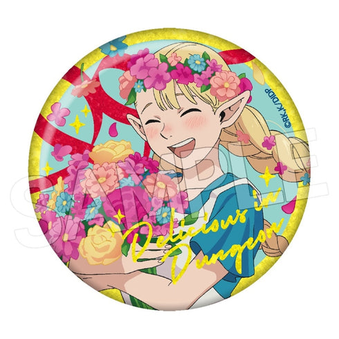 『ダンジョン飯』花冠 キラキラ缶バッジ マルシル