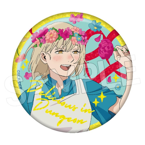 『ダンジョン飯』花冠 キラキラ缶バッジ ファリン