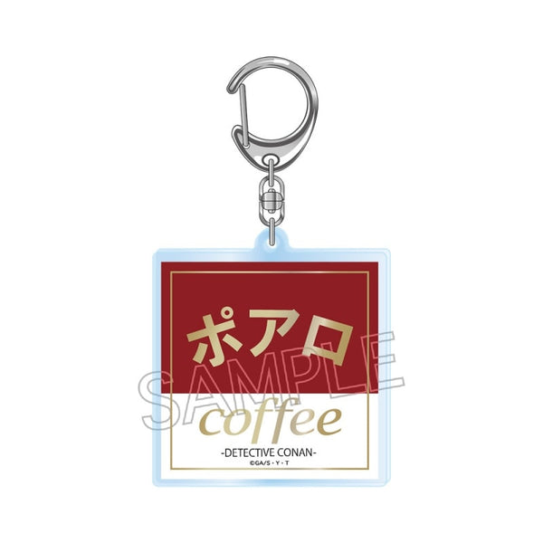 『名探偵コナン』喫茶ポアロシリーズ 箔押しアクリルキーホルダー 看板ロゴ【再販/上代・JAN改訂】【202605再販】