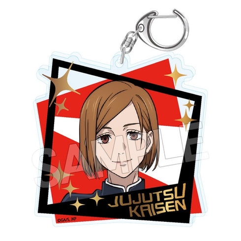 "Jujutsu Kaisen" 5th Anniversary Foil-Stamped Acrylic Keychain: Nobara Kugisaki