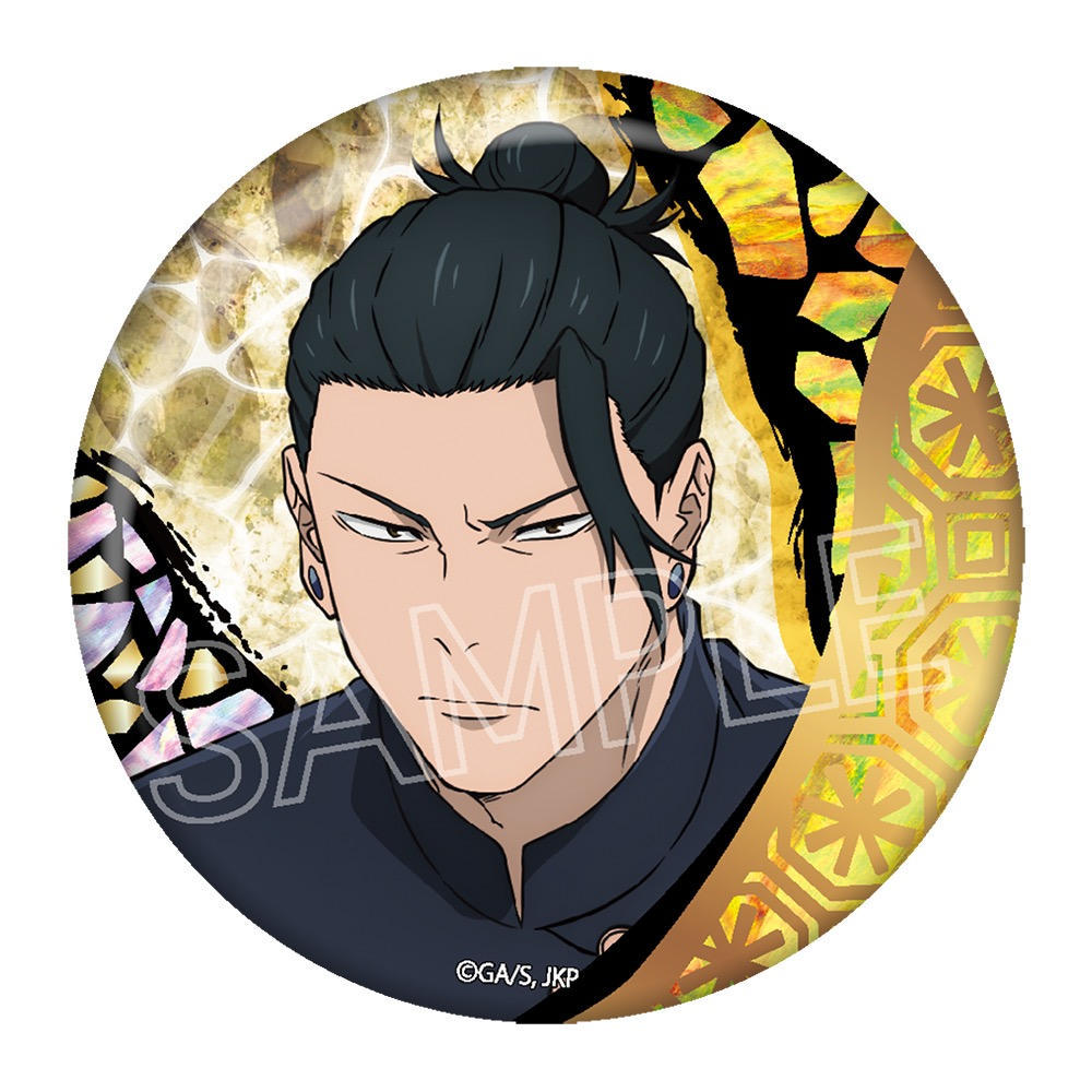 呪術廻戦 夏油傑 rest缶バッジ 箔押し 80点セット 呪術廻戦』螺鈿風シリーズ 箔押し缶バッジVol.3 夏油 傑A【202607再販