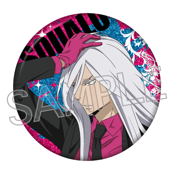 『家庭教師ヒットマンREBORN!』Nero e Magenta グリッター缶バッジ スペルビ・スクアーロ (10年後)