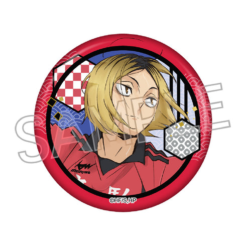『ハイキュー!!』切り絵シリーズVol.7 和紙風缶バッジ 孤爪研磨