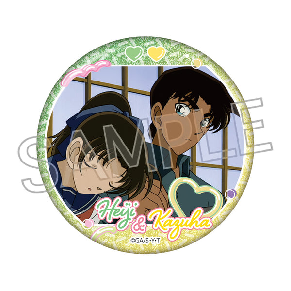 『名探偵コナン』グリッター缶バッジ -couples!- 服部平次&遠山和葉