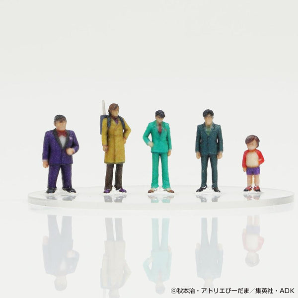 『こち亀』1/150 フィギュア5体セットA006 両津勘吉E/中川龍一郎A/白鳥麗次A/電極スパークA/電極+A