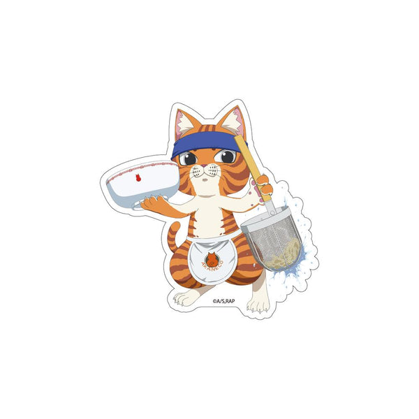 『ラーメン赤猫×Pepper PARLORコラボ』ダイカットステッカー 文蔵