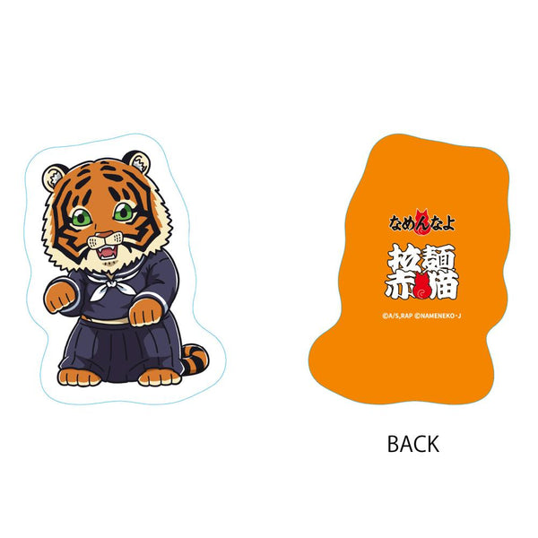 『ラーメン赤猫×なめ猫コラボ』ダイカットクッション クリシュナ