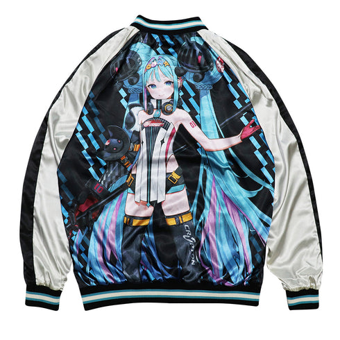 『初音ミク GTプロジェクト』GSRレーシングミクスカジャン2026 MIKUモデル XXL