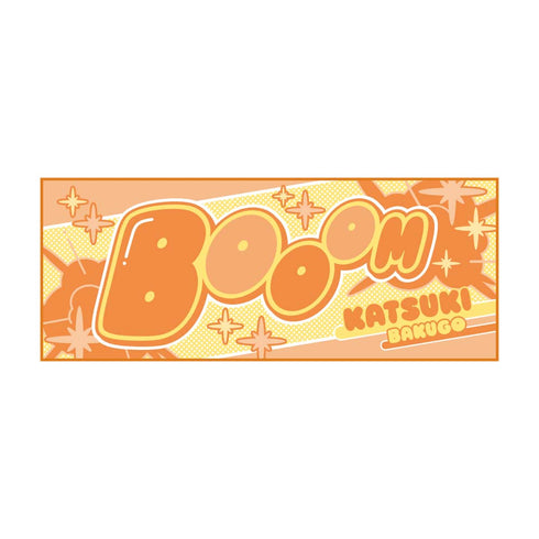 My Hero Academia 10th Anniversary Onomatopoeia Face Towel: Katsuki Bakugo