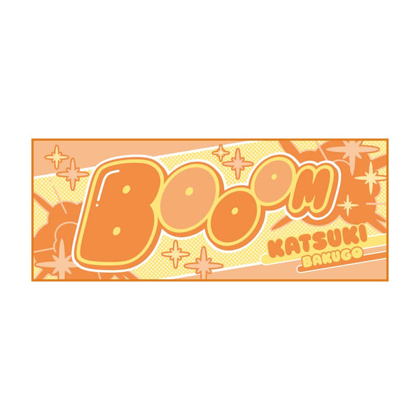 My Hero Academia 10th Anniversary Onomatopoeia Face Towel: Katsuki Bakugo