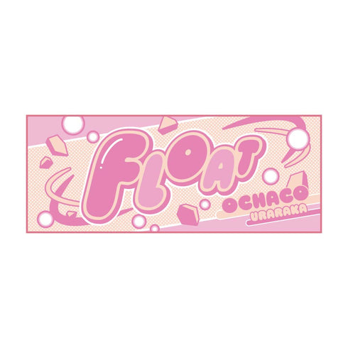 My Hero Academia 10th Anniversary Onomatopoeia Face Towel: Ochako Uraraka