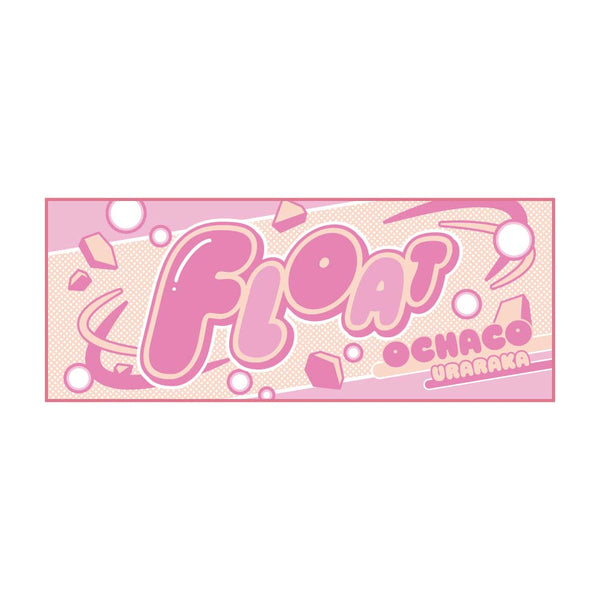 My Hero Academia 10th Anniversary Onomatopoeia Face Towel: Ochako Uraraka