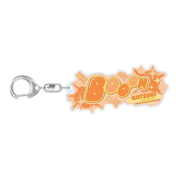 My Hero Academia 10th Anniversary Onomatopoeia Acrylic Keychain: Katsuki Bakugo