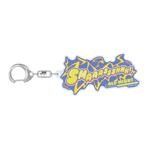 My Hero Academia 10th Anniversary Onomatopoeia Acrylic Keychain: All Might