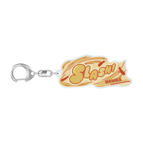 My Hero Academia 10th Anniversary Onomatopoeia Acrylic Keychain: Hawks