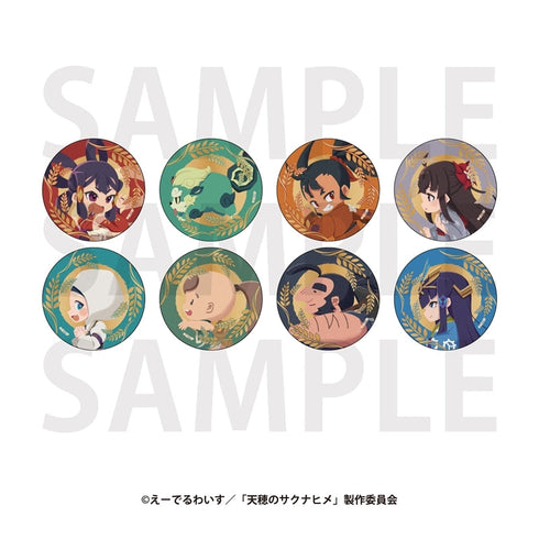『天穂のサクナヒメ』トレーディングメタリック缶バッジ「描き起こしデフォルメ」【BOX】