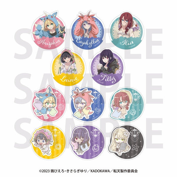 『転生王女と天才令嬢の魔法革命』ダイカットステッカーセット