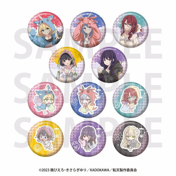 『転生王女と天才令嬢の魔法革命』トレーディンググリッター缶バッジ【BOX】