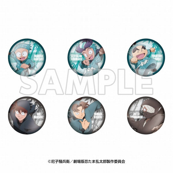 『てんぼうパーク× 忍たま乱太郎 ドクタケ忍者隊最強の軍師』天空遊歩の段 トレーディング缶バッジ(全6種)【BOX】【202506再販】