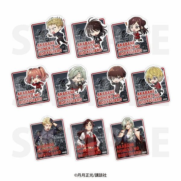 『赤羽骨子のボディガード』ダイカットステッカーセット