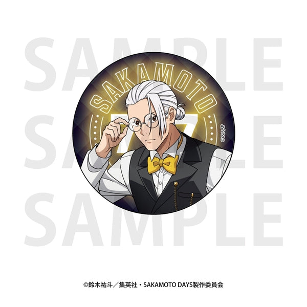 『SAKAMOTO DAYS』メタリック缶バッジ 描き下ろし等身「カジノディーラー」坂本太郎B