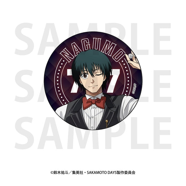 『SAKAMOTO DAYS』メタリック缶バッジ 描き下ろし等身「カジノディーラー」南雲