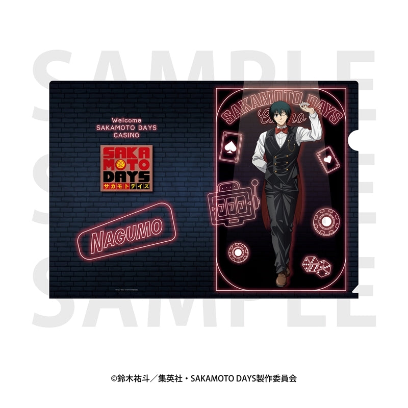 サカモトデイズ 坂本 南雲 クリアファイル 未使用 SAKAMOTO DAYS_クリアファイル しゃがみこみver. 南雲 | 公式