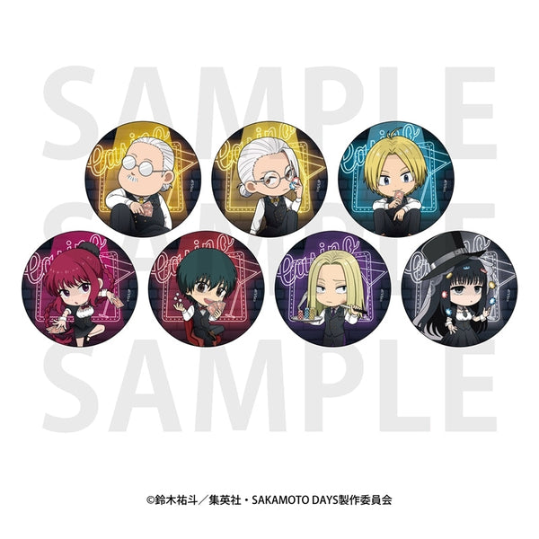 『SAKAMOTO DAYS』トレーディング缶バッジ 描き起こしデフォルメ「カジノディーラー」(全7種)【BOX】