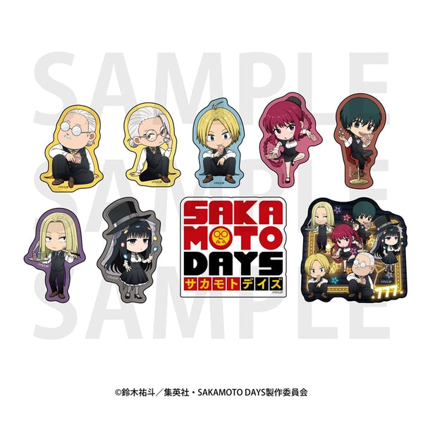 『SAKAMOTO DAYS』ダイカットステッカーセット 描き起こしデフォルメ「カジノディーラー」