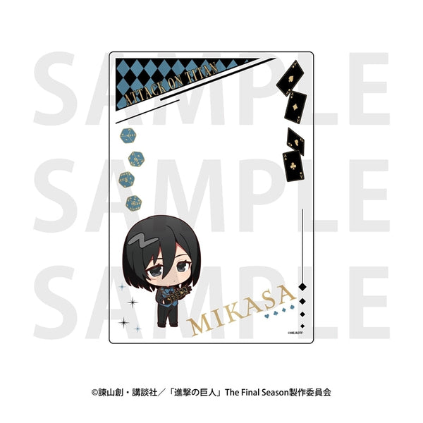 『進撃の巨人』カードケース カジノディーラー ミカサ・アッカーマン