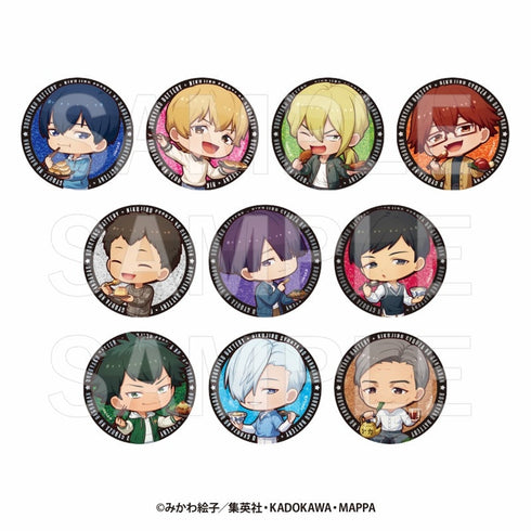 『忘却バッテリー×肉汁餃子のダンダダン』トレーディングミニキャラグリッター缶バッジ【BOX】