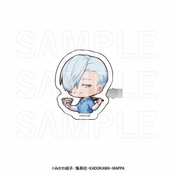 『忘却バッテリー×肉汁餃子のダンダダン』ミニキャラ前髪クリップ 桐島 秋斗