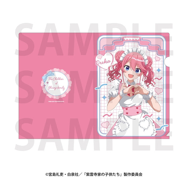 『紫雲寺家の子供たち』クリアファイル メイド 謳華