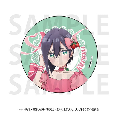 『君のことが大大大大大好きな100人の彼女』描き下ろしトレーディングメタリック缶バッジ(全5種)【BOX】